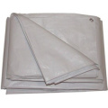 China Double White Truck Cover Tarpaulin, Linyi PE Tarp Factory